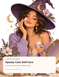 Witch-themed self-care planner: a year of skincare, softness and affordable magic